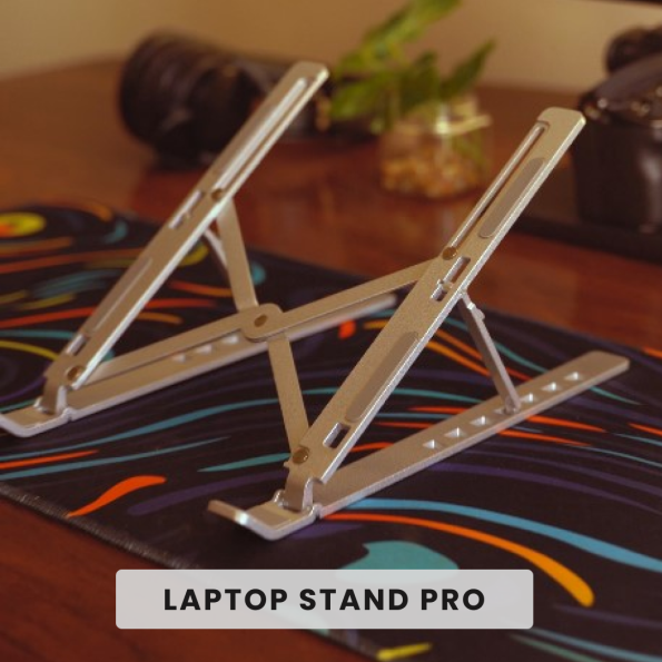 Laptop Stand, Aluminium Alloy, 6 Height Adjustment Level